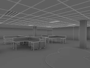 office interior 3D Model
