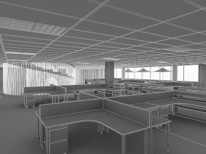 office interior 3D Model