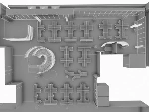 office interior 3D Model