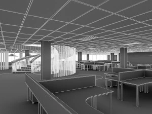 office interior 3D Model