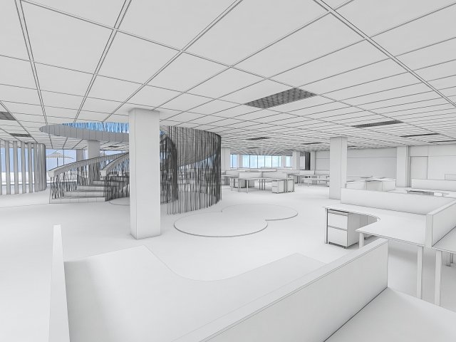 office interior Modelo 3D .c4d .max .obj .3ds .fbx .stl .blend 