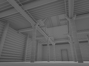 ancient log house 3D Модель