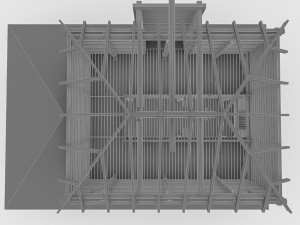 ancient log house 3D Модель