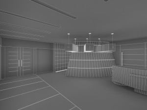 hall lobby interior 3D Model