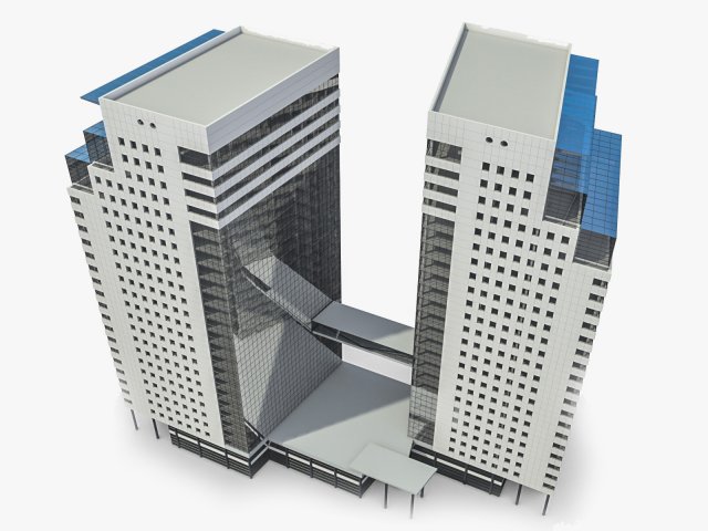 office building 07 3Dモデル .c4d .max .obj .3ds .fbx .stl .blend 