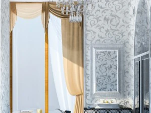 luxury bathroom interior 3D Model