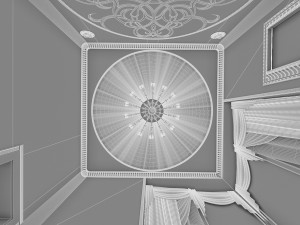 luxury bathroom interior 3D Model