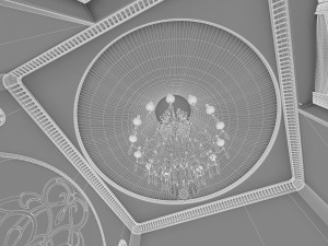 luxury bathroom interior 3D Model