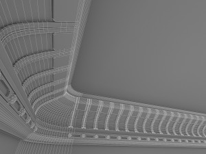 luxury bathroom interior 3D Model