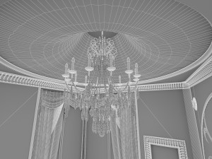 luxury bathroom interior 3D Model