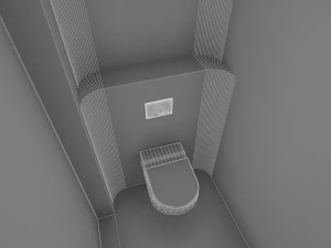 luxury bathroom interior 3D Model