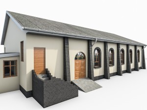 church building Modelo 3D