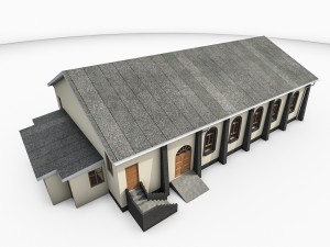 church building Modelo 3D