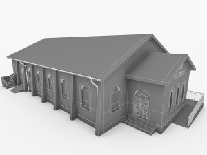 church building Modelo 3D