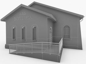 church building Modelo 3D