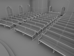 church building Modelo 3D