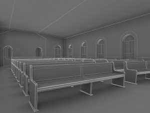 church building Modelo 3D