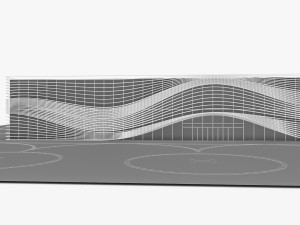 modern regional airport 3D 模型