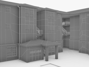 residential complex 3Dモデル