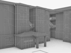 житловий комплекс 3D Модель