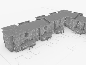 residential complex 3Dモデル
