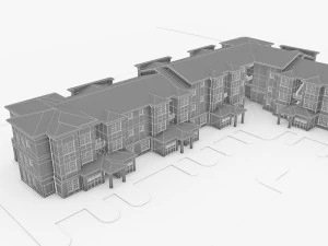 житловий комплекс 3D Модель