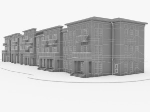 residential complex 3Dモデル