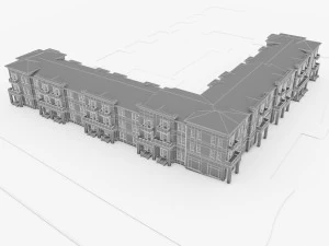 житловий комплекс 3D Модель