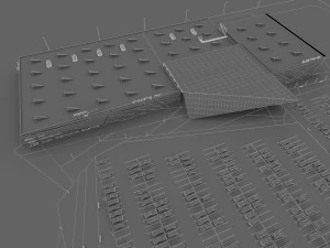 shopping mall 03 3D Model