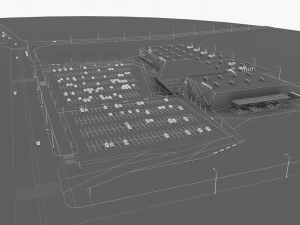 shopping mall 03 3D Model