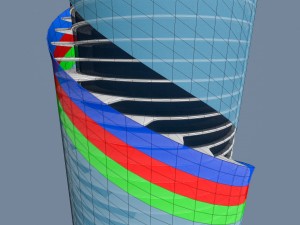 baku skyscrapers 3 pack 3D Модель