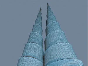 Бакинські хмарочоси 3 шт 3D Модель