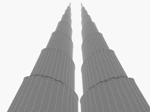 Бакинські хмарочоси 3 шт 3D Модель