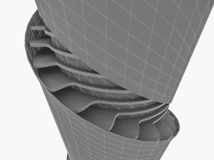 Бакинські хмарочоси 3 шт 3D Модель