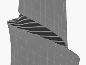 Бакинські хмарочоси 3 шт 3D Модель