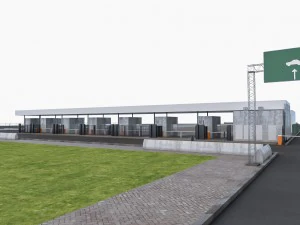 transport checkpoint 3D Model
