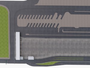 transport checkpoint 3Dモデル