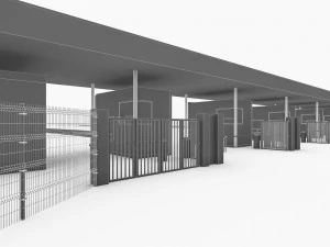 transport checkpoint 3D Model