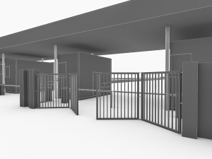 transport checkpoint 3Dモデル