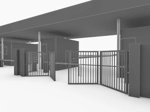 transport checkpoint 3D Model
