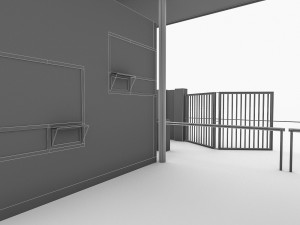 transport checkpoint 3Dモデル