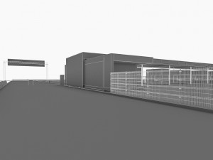 transport checkpoint 3Dモデル