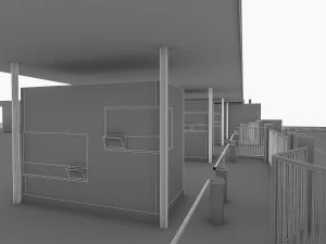 transport checkpoint 3D Model