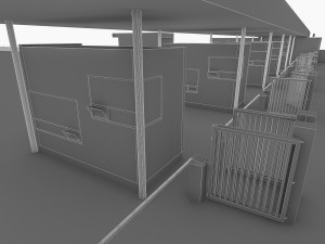 transport checkpoint 3Dモデル