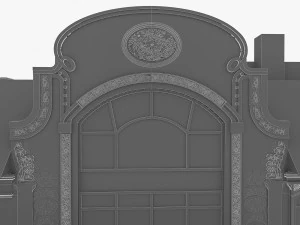art nouveau mansion 3D Model