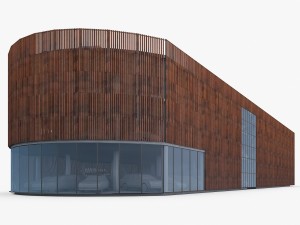 multistory parking garage 3Dモデル