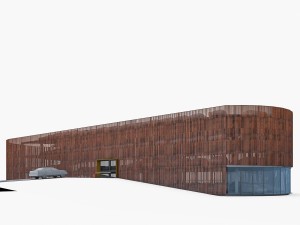 multistory parking garage 3Dモデル