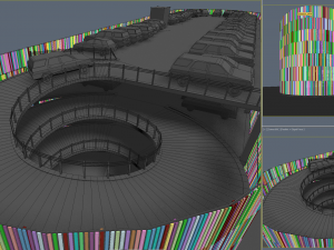 multistory parking garage 3Dモデル