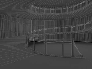 multistory parking garage 3D Model