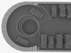 multistory parking garage 3Dモデル